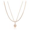 ELLE Jewelry Heart Layered Necklace ELBRNN191