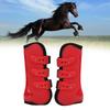 2 шт., регулируемые передние ногавки для лошадей, поддерживающие передние ноги, для тренировок, скачек, красный