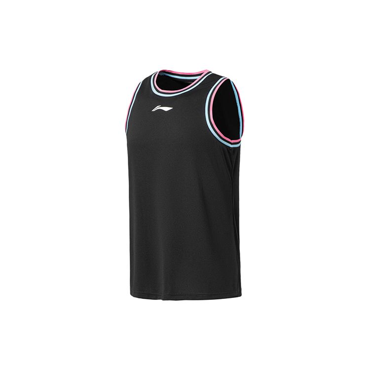 Li Ning Sports Basketball Series Training Competition Basketball Suit Men Sportswear Black AATS003-15