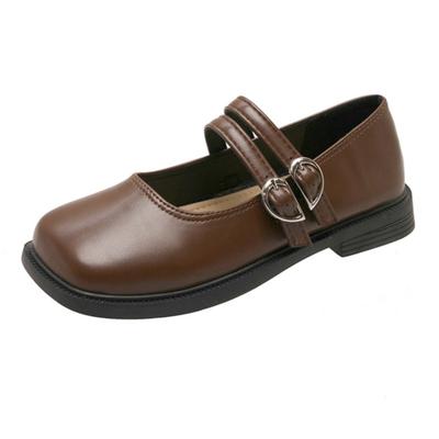 Мэри Джейн 2025 Лето Квадратный Носок Женская Обувь Тренд Японский Стиль Лолита Низкий Каблук Женские Туфли-Лодочки Zapatos De Mujer