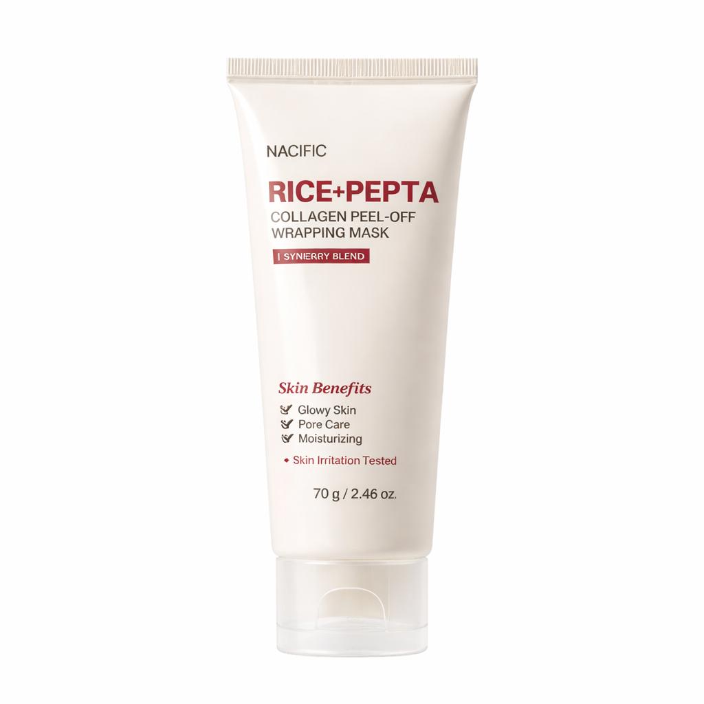 NACIFIC Rice Pepta Collagen Peel-Off Wrapping Mask Brightening & Firming Care 70g