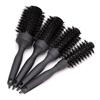 With Pointed Tail Round Rolling Brush Handle Hair Curling Brush Straight Twill Hair Comb  Men/Women