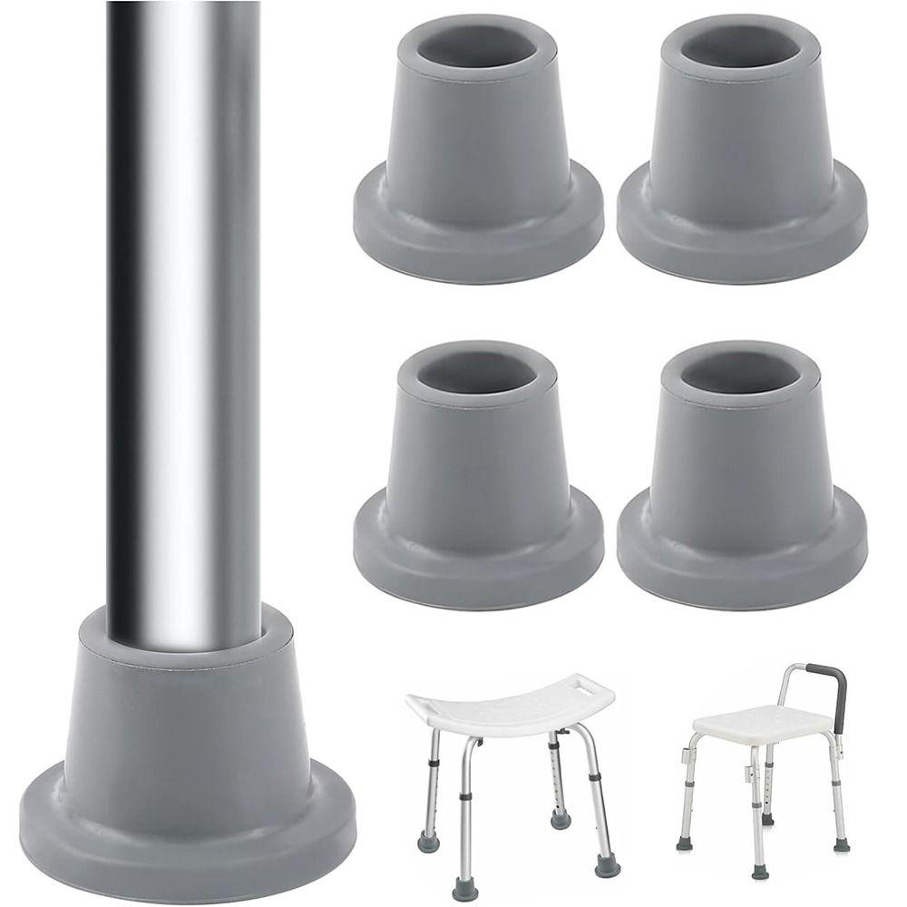 28,6 ММ Сменные колпачки Ножки Резина Чехол для ножек душевого стула Новые нескользящие наконечники Сиденья для ванны Табуреты