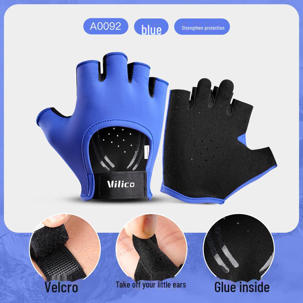 Перчатки для йоги Vilico Lulu Summer Fitness Half-Finger: Нескользящий, износостойкий, против мозолей