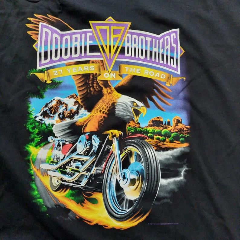 The Doobie Brothers – 27 Years On The Road Black T-shirt NI468