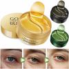 60 шт., зеленая, черная, золотая, коллагеновая гелевая маска для глаз, антивозрастные увлажняющие патчи для глаз с гиалуроновой кислотой