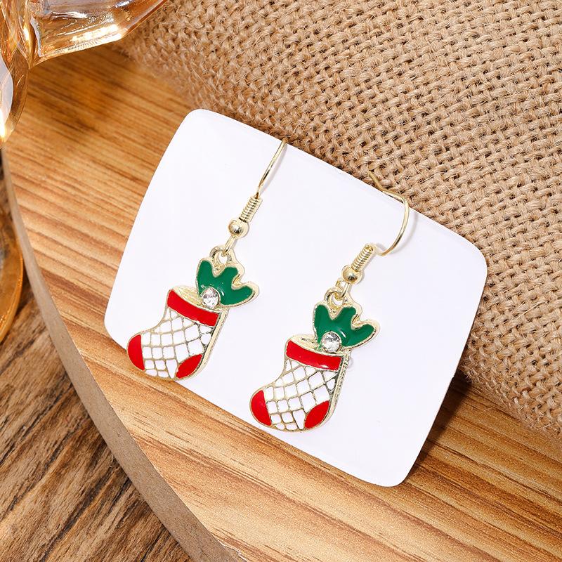 1 Pair of Ladies' Christmas Earrings, Christmas Gift for Everyday Wear, Christmas-themed Jewellery, Ladies' Accessories