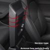 Для Tesla Model 3 19-23 Центральная консоль Подлокотник ABS+Кожа Защитная накладка Для Model Y 19-24 Автомобильное кресло Подушка-чехол на подлокотник