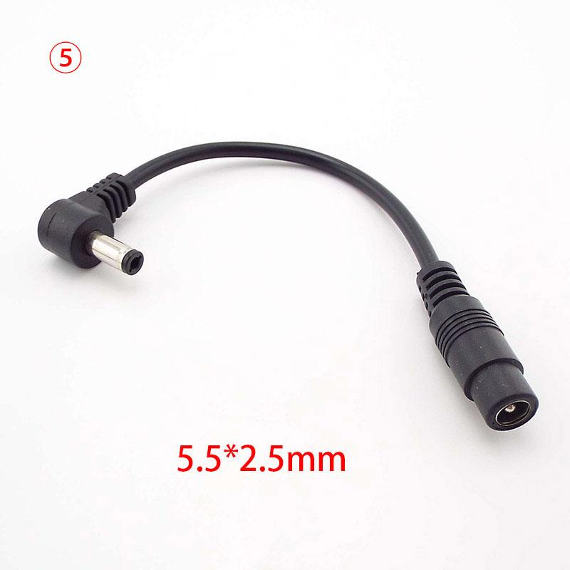 5.5x2.1mm DC Female To 5.5 3.5 4.0 Male Connector 5.5 2.1 5.5x2.5 3.5x1.35mm 4.0x1.7mm Type C Cable Cord Converter Extend Plug