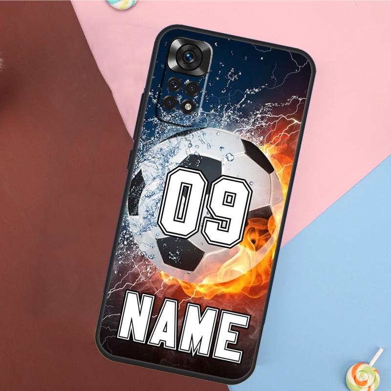 ПЕРСОНАЛИЗИРОВАННЫЙ НОМЕР Хоккейный БАСКЕТБОЛЬНЫЙ Чехол Для Xiaomi Redmi Note 11 Pro 11S 8 9 12 10 Pro 10S 9S Redmi 10 12C 9C 10C Задняя Крышка