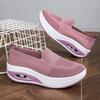 Женская обувь Повседневные кроссовки Сетчатые дышащие Повседневные легкие дорожные туфли Летние толстые подошвы Свинговая мода Плетеная обувь для мам