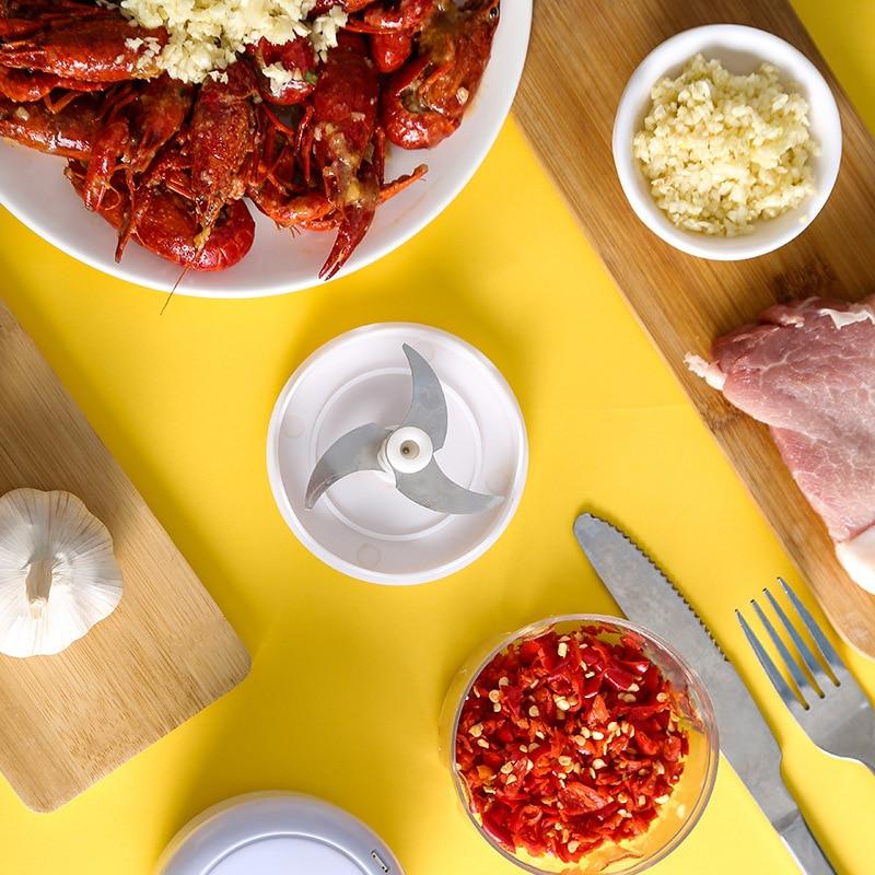 Многофункциональная машина для приготовления пищи, автоматическая бытовая мясорубка, детская дополнительная еда, перемешивание измельченного чеснока