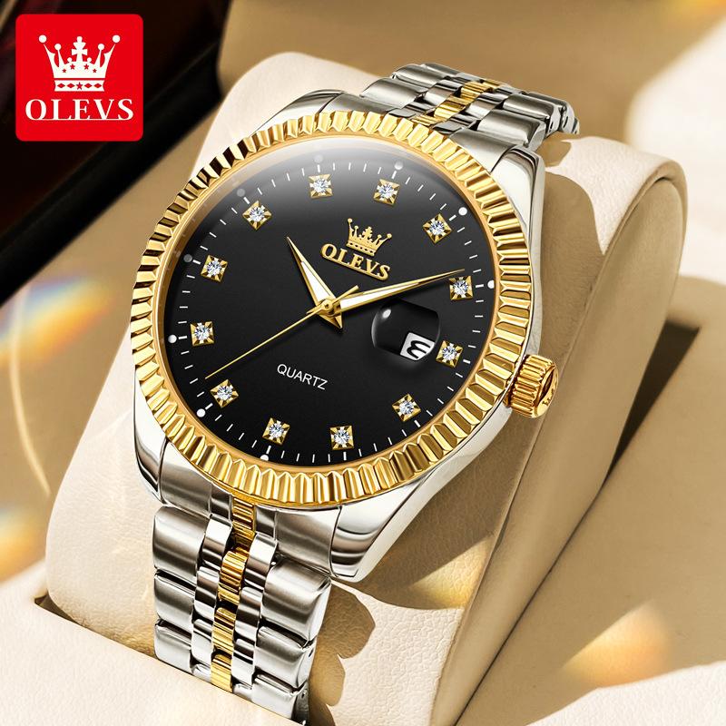 OLEVS Brand Quartz Watch 520 Valentine's Day Lovers Watch Fashion Waterproof Men's Watch Men's Watch