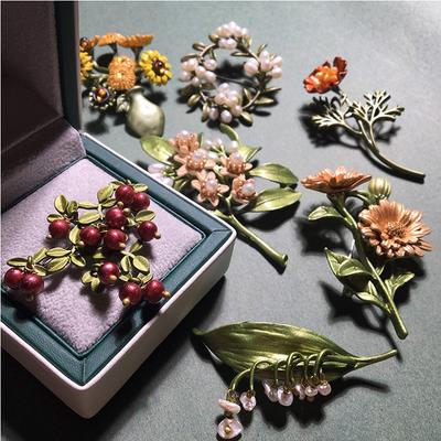 Изысканный креативный фирменный дизайн, цветная брошь в виде цветка, модная брошь в виде цветка для подружек невесты, свадебные аксессуары