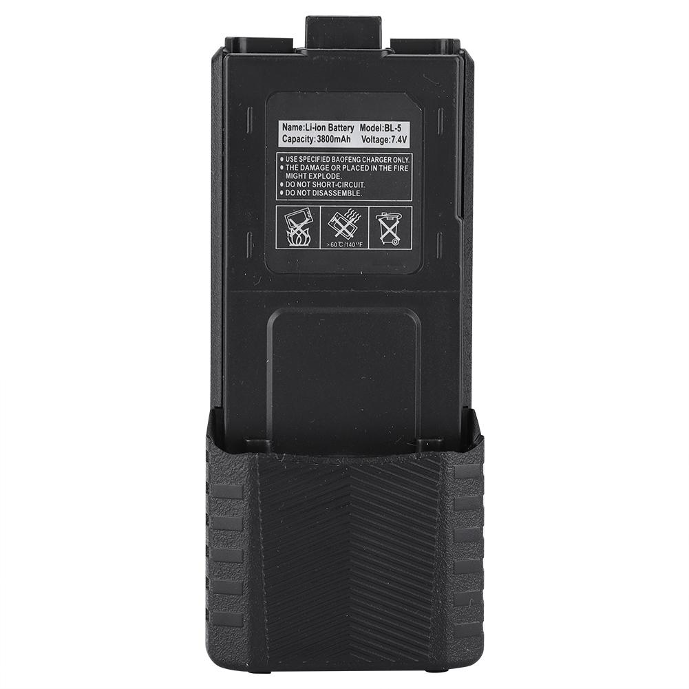 7.4V 3800mAh литий-ионный аккумулятор для Baofeng UV 5R BL-5L UV 5R Series двухстороннее радио(черный)