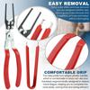 Relay Puller Pliers & Fuse Removal Tool Set, Universal Automotive Fuse & Relay Remover, Metal and Plastic, Ergonomic Grip, Pliers(COLOR:As shown)
