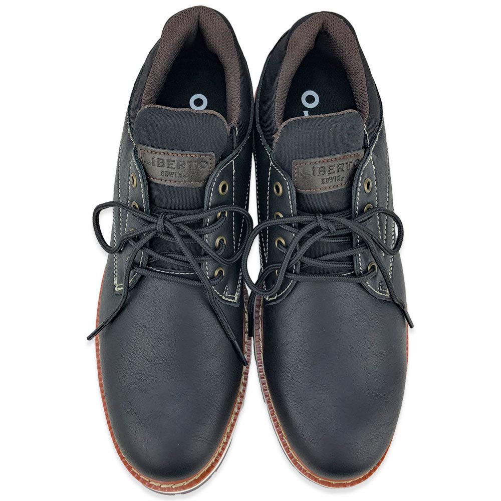Liberto Edwin Водонепроницаемая и Повседневная Обувь Размер Мужской Нескользящая (Черный, 26,5 см.)