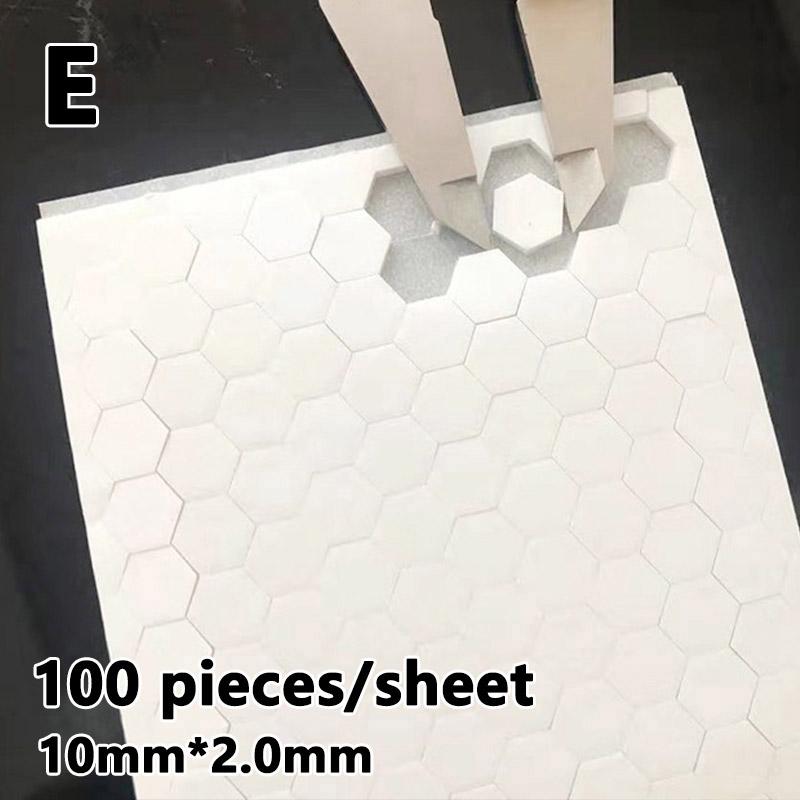 1Sheets DIY Fastener Tape Self Adhesive Double-sided Glue 3D Dots Foam Sticker Strong Glue Craft