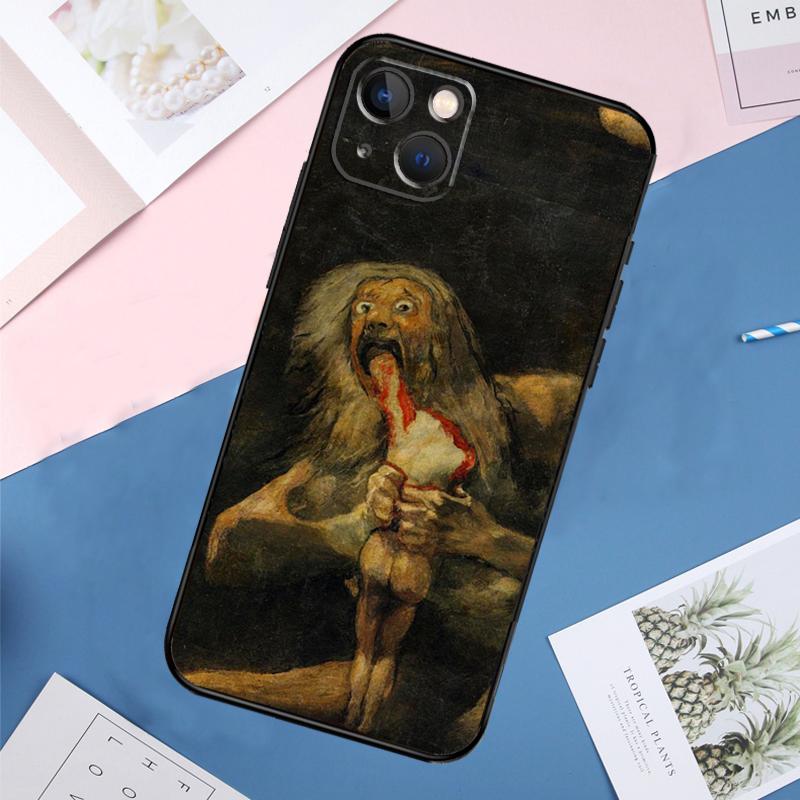 Spain Francisco Goya Art Phone Case For iPhone 11 12 13 14 15 16 Pro Max Mini Plus X XS Max XR Back Cover
