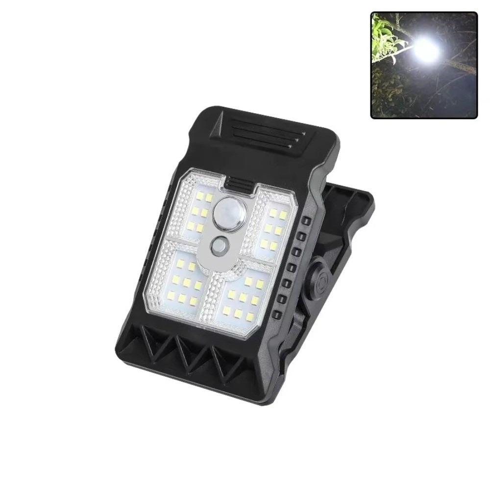 Waterproof Motion Sensor Lamp 3 Modes LED Solar Light New Solar Clip Light Garden Decoration