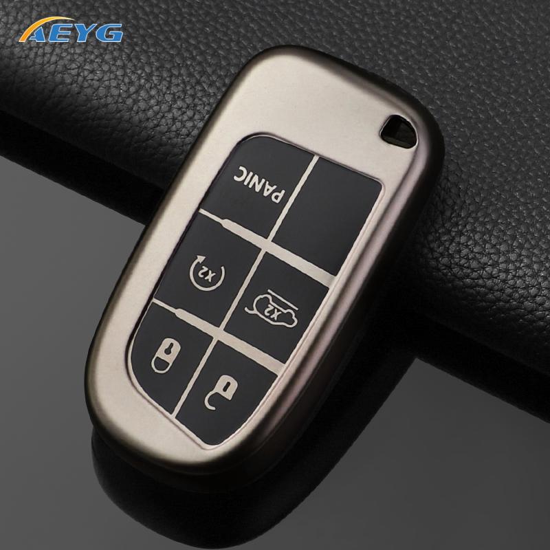 Чехол-брелок из ТПУ для ключа автомобиля для Jeep Renegade Compass Grand Cherokee Chrysler 300C Wrangler Dodge Ram Charger Challenger Аксессуары