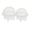 2 Pieces Sphere Ball Shape Silicone Mould for Resin Casting Craft 50mm 60mm
