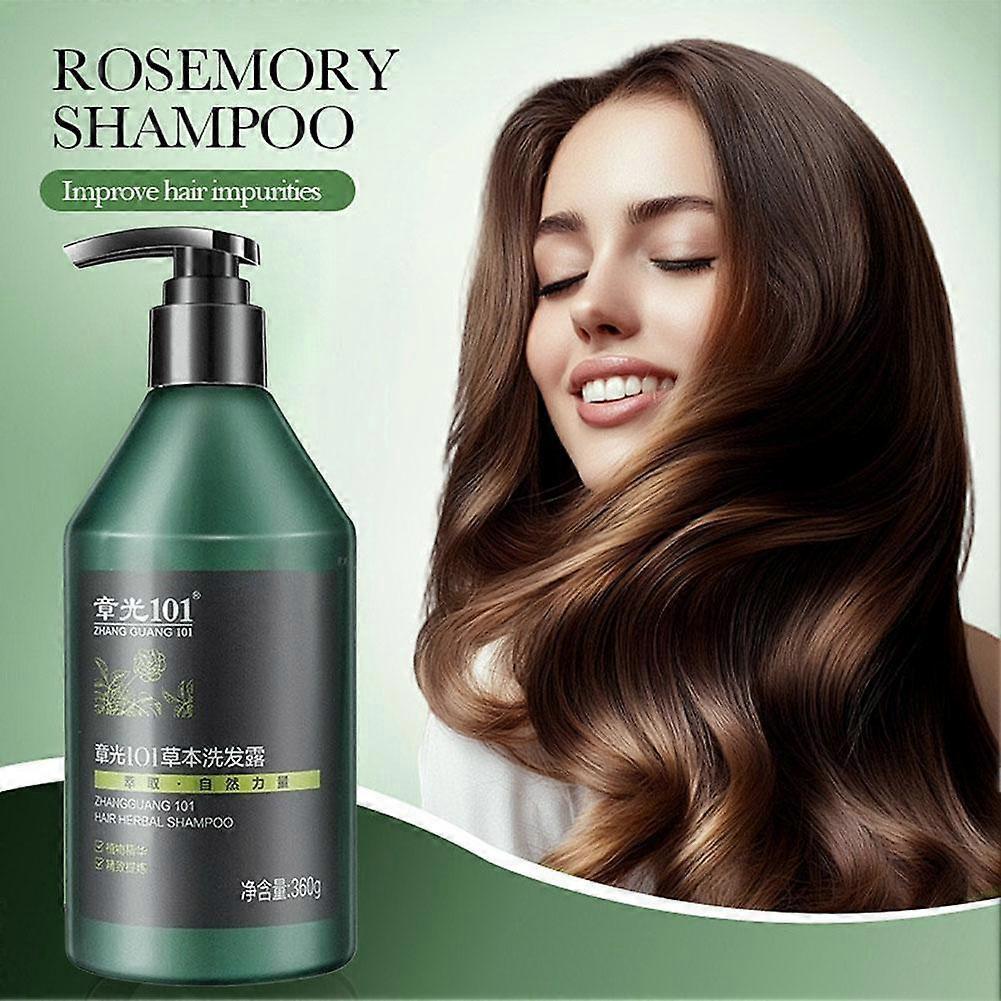 Zhang Guang 101 Herbal Shampoo 360g for Oil Control Silky Smooth Hair less