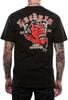 Оригинальная футболка LUCKY 13 Devil Grease Gas And Glory Rockabilly S-4XL НОВАЯ