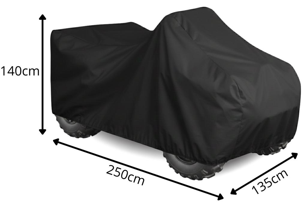 Quad Cover with Trunk 225-250cm Tarpaulin Transport Strong Solid