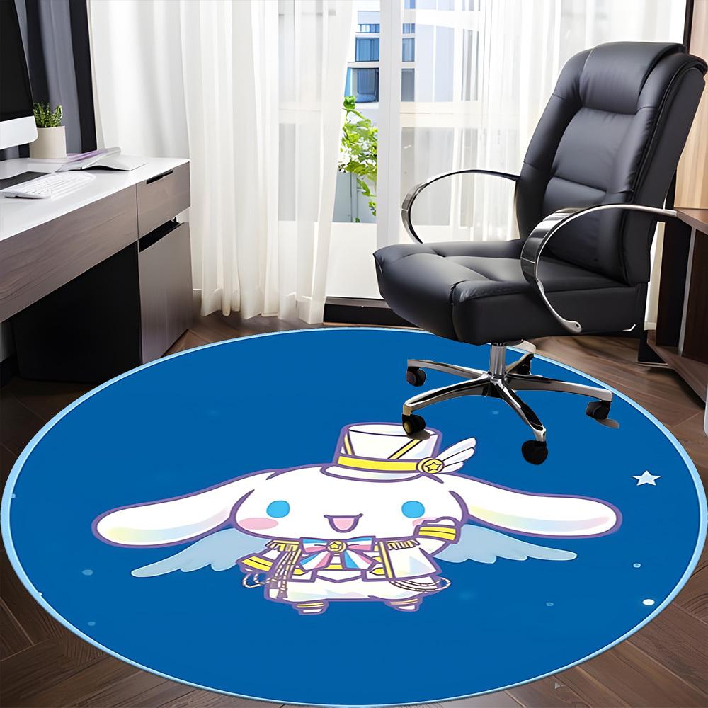 1 шт. Коврик-стул Cinnamoroll для офиса, Нескользящий, Мягкий и прочный офисный ковер для декора интерьера
