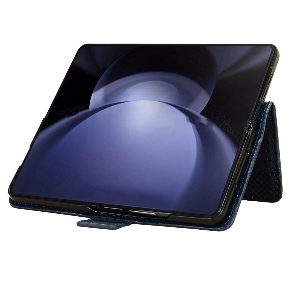 For Samsung Galaxy Z Fold6 5G Phone Case Vintage PU Leather Wallet Stand Shockproof Cover