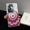 Чехол для OPPO A79 5G, Радужный градиентный цветочный прозрачный чехол, Ударопрочная защита объектива камеры
