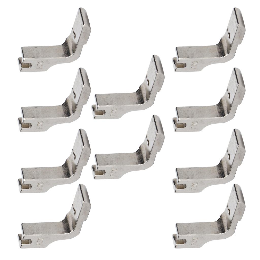 10 шт. Лапка для присборивания, нержавеющая сталь, универсальная, аксессуары для промышленных швейных машин