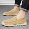 Genuine Leather New Soft Men Loafers Slip On Leather Casual Shoes Driving Flats Sneakers Men Handmade Design Man Shoes