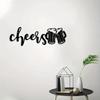 Stunning 1pc Metal Cheers Sign With Beer Glasses! Cheers and Beers Bar Sign. Cheers Metal Wall Art. Beer Lover Sign. Man Cave.