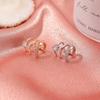Cartilage Clip Ear Cuff Rhinestone Women Earrings Ear Bone Clip Zircon Ear Clip Korean Style