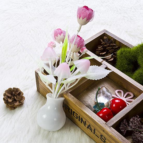 Mini Tulip Night Light Soft Romantic Sensor Baby Bed Room Lamp Home Decor