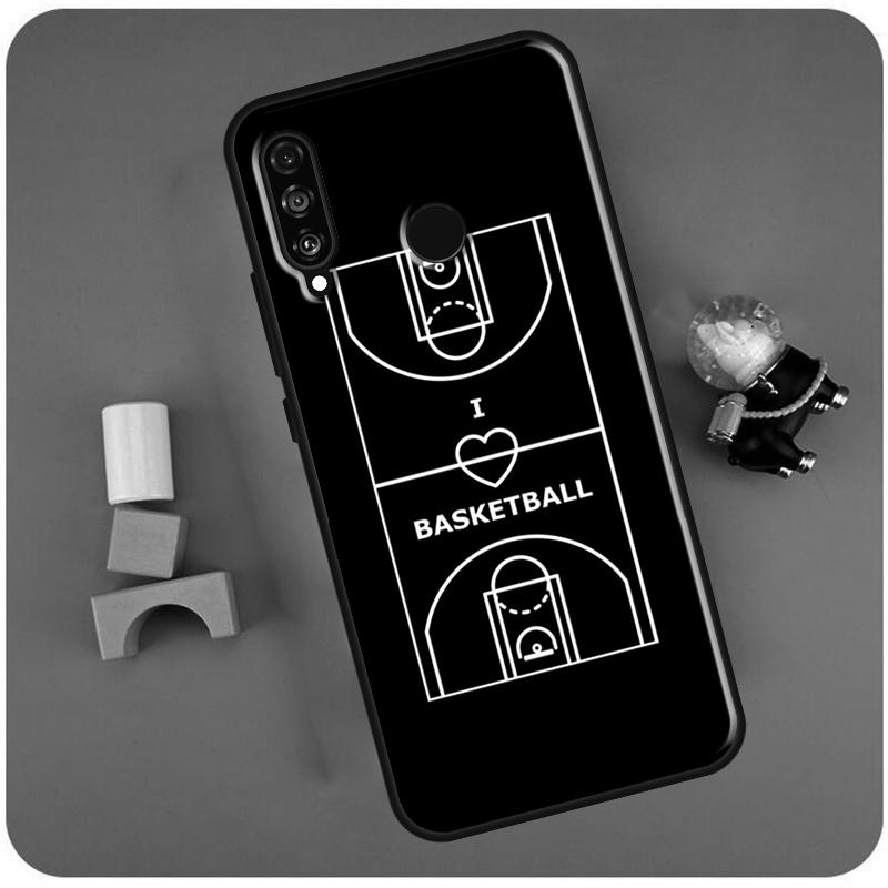 Basketball Court For Huawei Nova Y70 Y91 Y90 Y60 Y61 Y72 Y73 3i 7i 8i 11i 12i 9 10 SE P20 P30 P40 Lite Case