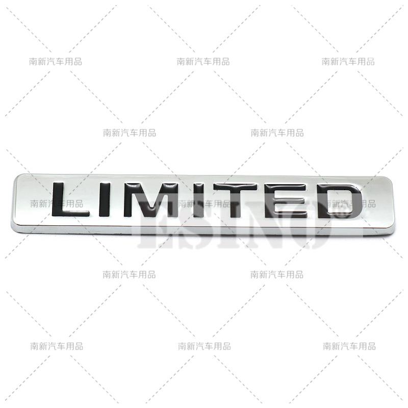 Car Styling 3D Limited Trunk Zinc Alloy Adhesive Emblem Fender Rear Body Tailgate Badge For Jeep Cherokee Compass Wrangler uy1