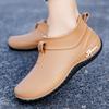 Daily Casual Rain Boots Four Seasons Thick-soled Waterproof Shoes Outdoor Wear-resistant Rain Rubber Shoes Women's Short-tube Water Shoes