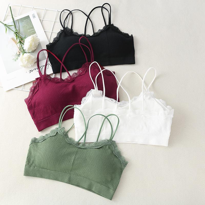 Кружевной бесшовный бюстгальтер-бандо без бретелей Little Bear для женщин