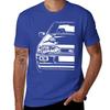 Classic Car Sierra RS Cosworth Sapphire Dr TShirt anime clothes tops Unisexs white t shirts