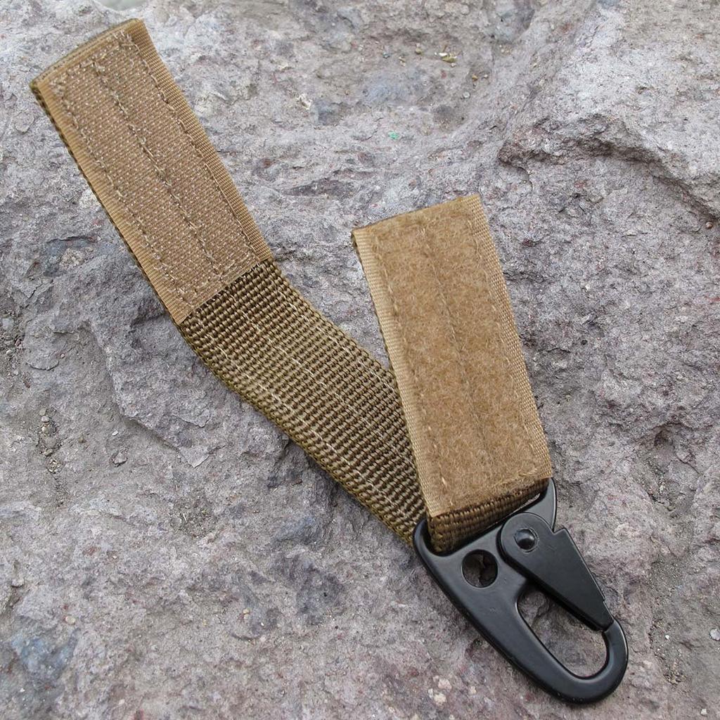 Mountain Climbing Rock Climbing Carabiner Self-locking (khaki)