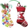 Christmas Decorations Embroidered Socks Gift Bags Christmas Decoration Pendants