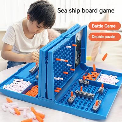 Настольная игра Морской бой Семейная стратегическая игра Морской бой Семейная игра в шахматы с кораблями и самолетами для детей