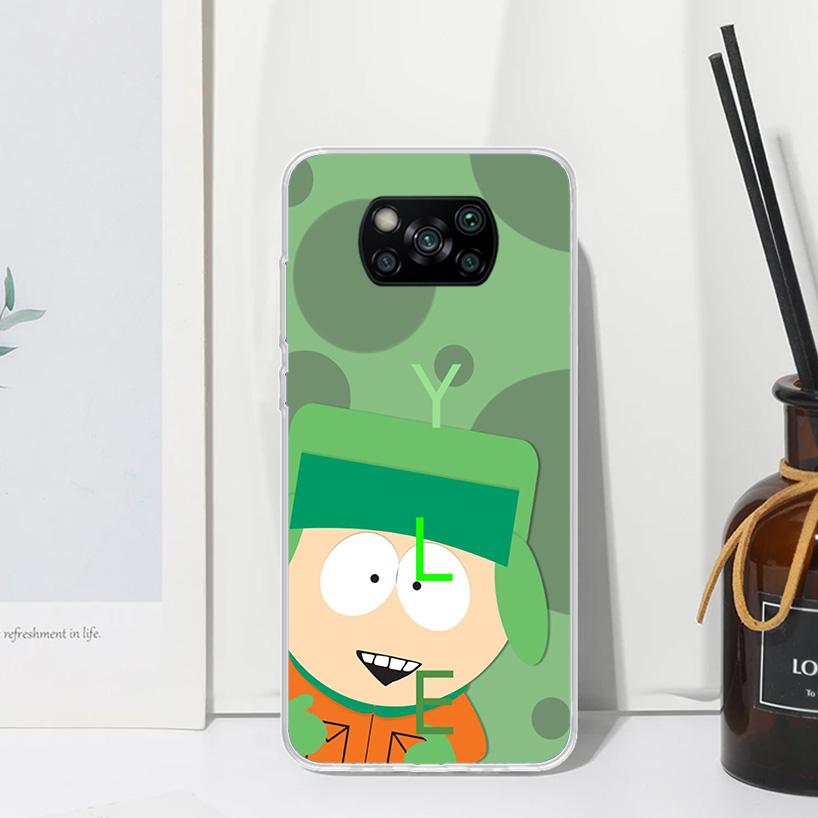 Cartoon S-South-Parkes Phone Case For Xiaomi Poco X7 X6 X5 M7 M8 Pro F7 Ultra Redmi 15C 15 13C 13 12C 12 10 10C 10A Art Fundas P