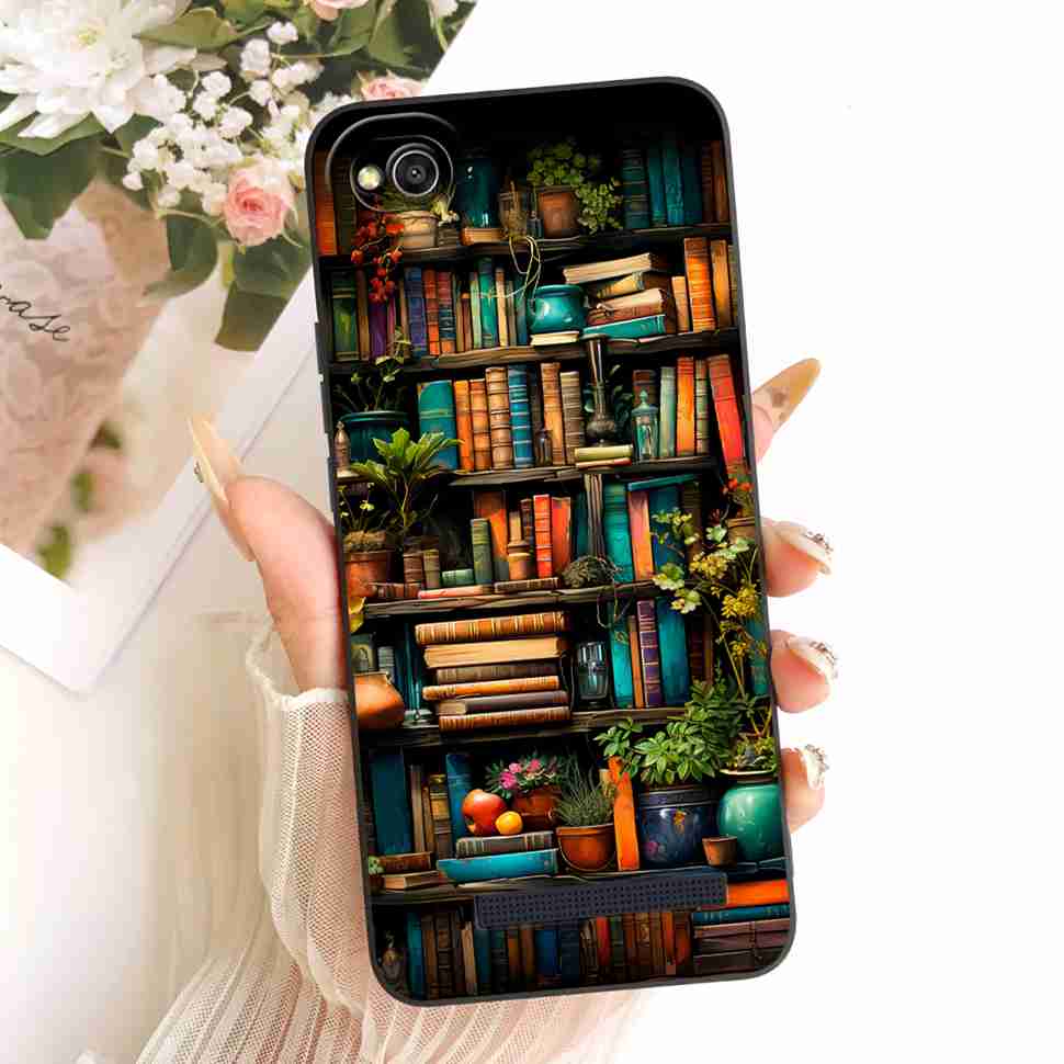 For Xiaomi Redmi 4A Casing Soft Silicone Cute Girl Moon Painted For Xiaomi Redmi 4A 4 A Redmi4a Mobile Phone Cases Covers