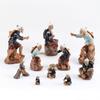 Jiang Taigong Fishing Ceramic Bonsai Rockery Decoration For Aquariums