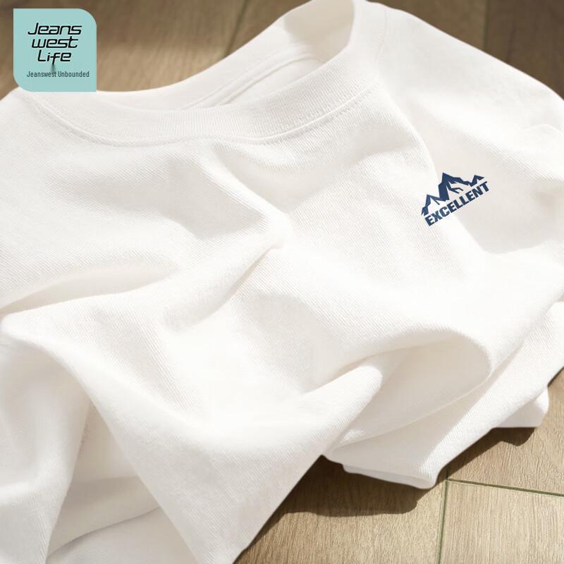 Мужская хлопковая футболка Jeanswest LIFE с принтом «Пиковая гора»