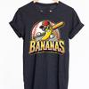Горячая футболка Savannah Bananas Размеры S-5XL Команда Gifl Для фаната Черная унисекс футболка